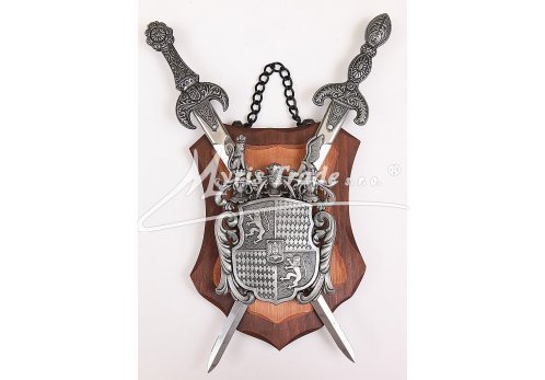 erb na dřevě - malý dvoubarevný