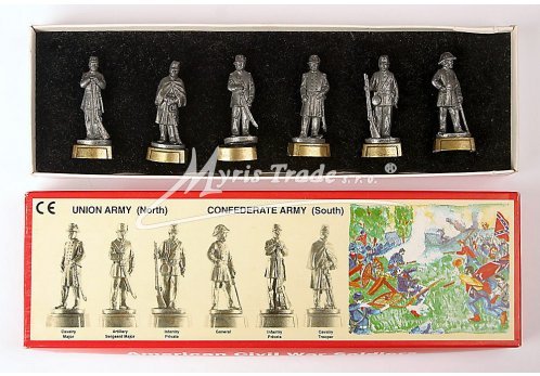 ozdobná sada 6 ks - americká občanská válka