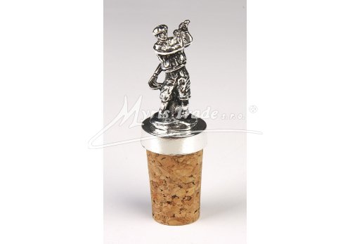 ozdobná zátka - golfista