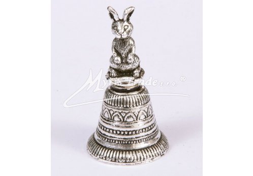 střední zvoneček gravírovaný - zajíc