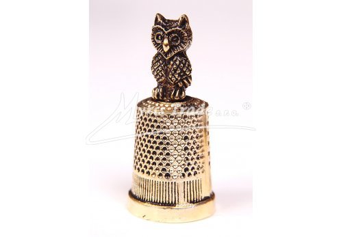 náprstek s ozdobou - sova