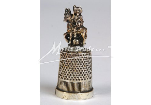 náprstek s ozdobou - rytíř