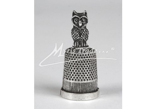 náprstek s ozdobou - sova
