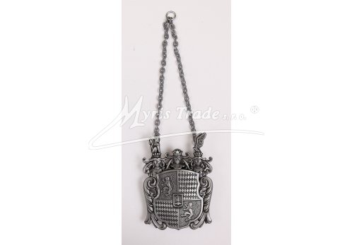 závěs na mečíky - šedý