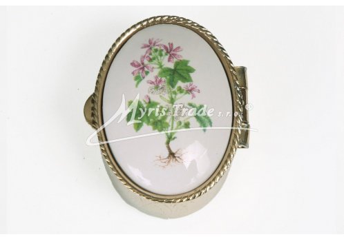 lékovka mini - ovál s bylinkami