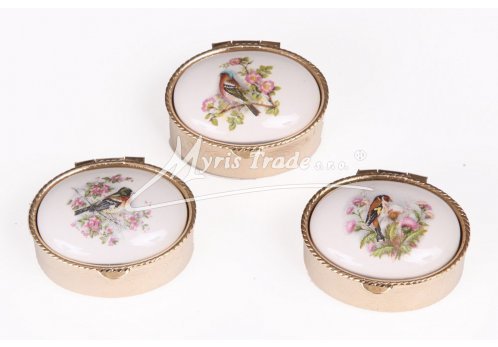 lékovka mini - ovál s ptáčky