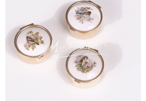 lékovka mini - kulatá s ptáčky