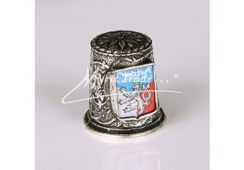 náprstek s motivem ČR