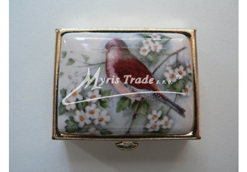 klasická obdélníková lékovka - ptáčci