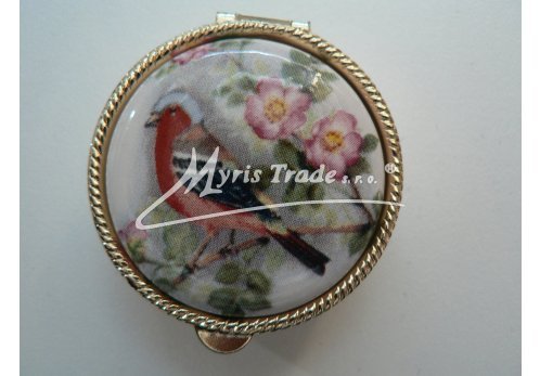 klasická kulatá lékovka - ptáčci