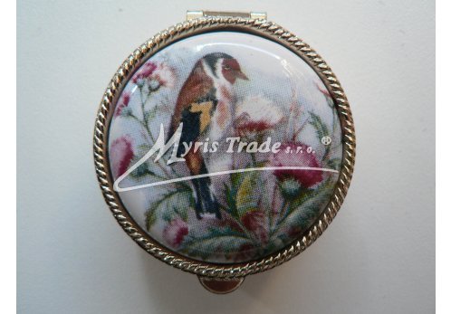 klasická kulatá lékovka - ptáčci