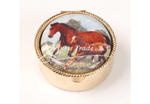 klasická 05 kulatá lékovka - koně