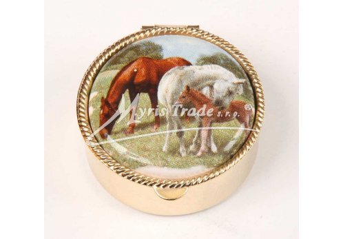 klasická 05 kulatá lékovka - koně