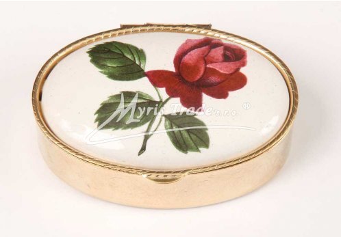 klasický ovál s květinami 10R - růže