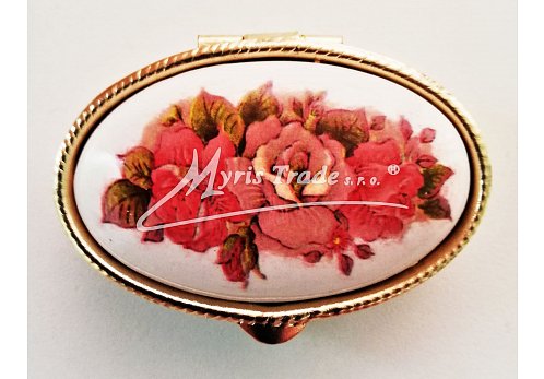 klasický ovál s květinami 10 - květiny