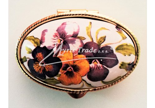 klasický ovál s květinami 10 - květiny