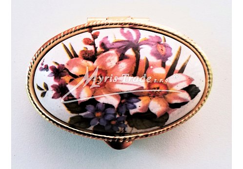 klasický ovál s květinami 10 - květiny