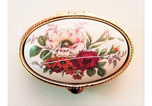 klasický ovál s květinami 10 - květiny