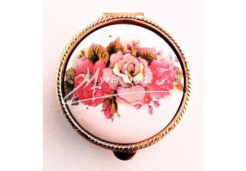 klasická kulatá s květinami 10 - květiny