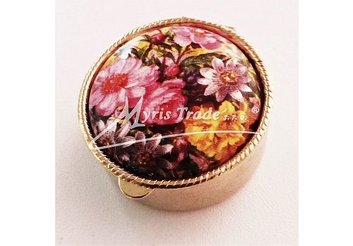 klasická kulatá s květinami 10 - květiny