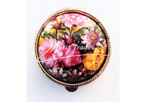 klasická kulatá s květinami 10 - květiny