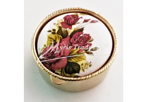 klasická kulatá s květinami 10 - květiny