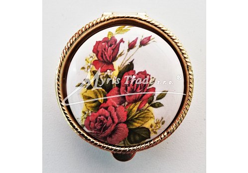 klasická kulatá s květinami 10 - květiny