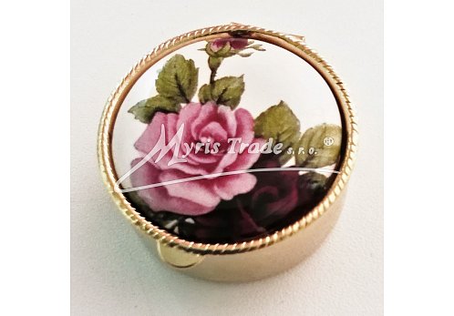 klasická kulatá s květinami 10 - květiny