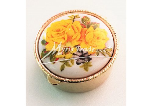 klasická kulatá s květinami 10 - květiny