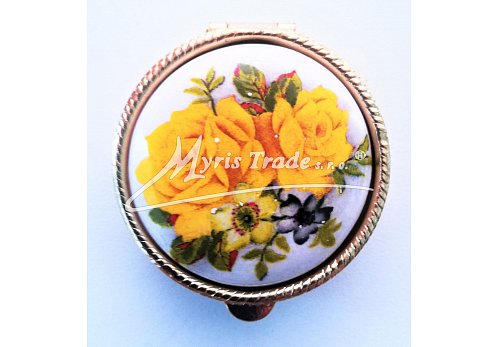 klasická kulatá s květinami 10 - květiny