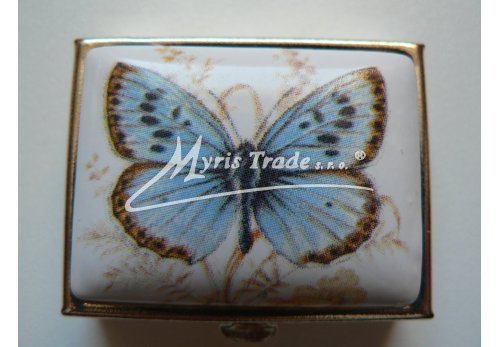 klasická obdélníková lékovka - motýl