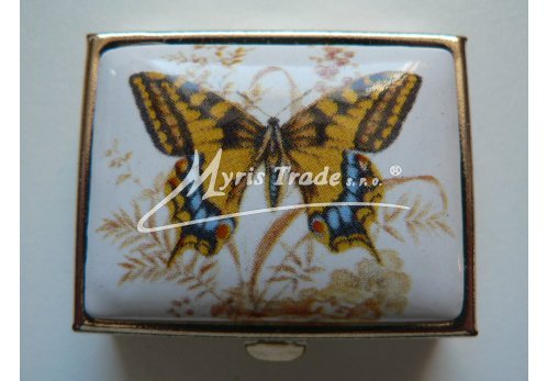 klasická obdélníková lékovka - motýl