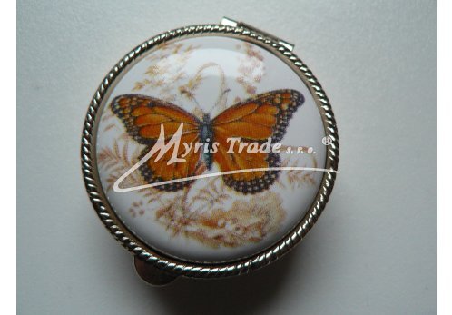 klasická kulatá lékovka - motýl