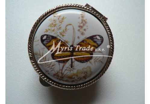 klasická kulatá lékovka - motýl