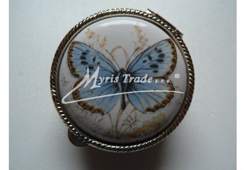 klasická kulatá lékovka - motýl