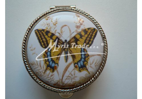 klasická kulatá lékovka - motýl