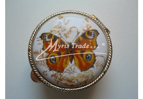 klasická kulatá lékovka - motýl