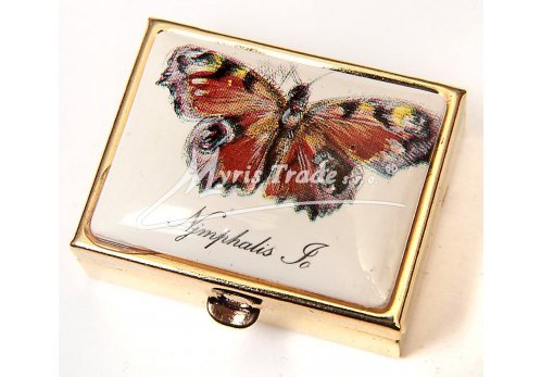 klasická obdélníková lékovka - motýl