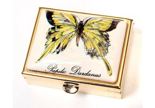 klasická obdélníková lékovka - motýl