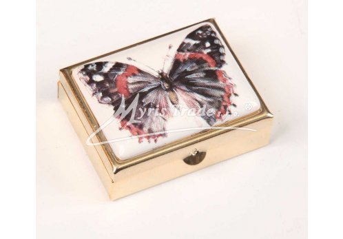 klasická obdélníková lékovka - motýl