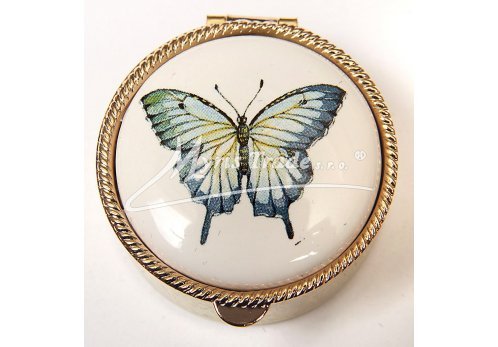 klasická kulatá lékovka - motýl