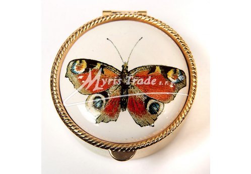 klasická kulatá lékovka - motýl