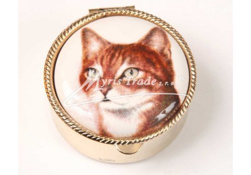 klasická 14 kulatá lékovka - hlava kočky