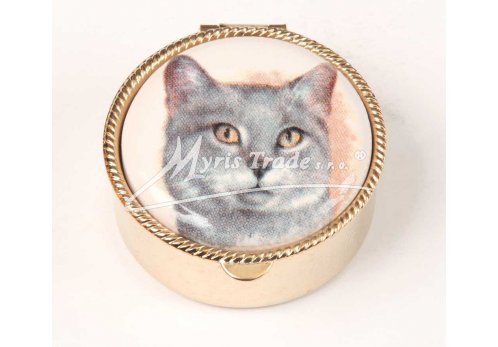 klasická 14 kulatá lékovka - hlava kočky