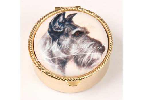 klasická kulatá lékovka - pes