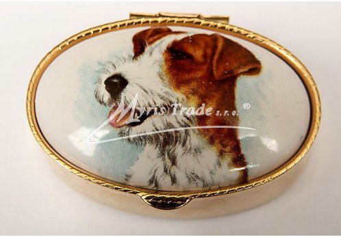 klasická oválná lékovka - pes