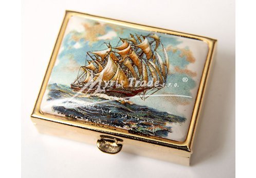 klasická obdélníková lékovka - loď