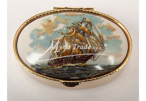 klasická oválná lékovka - loď