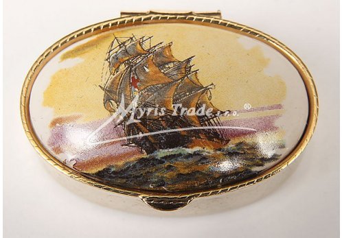 klasická oválná lékovka - loď