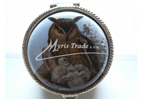 klasická kulatá lékovka - sova